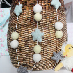 Felt Ball Garlands - Nursery Decor