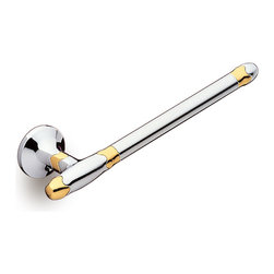 Secret Bath. Small towel bar. Chrome-gold. Filigrana collection - Towel Bars