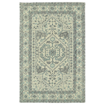 Kaleen Montage Collection Mtg07-01 Ivory Area Rug 3'6"x5'6"