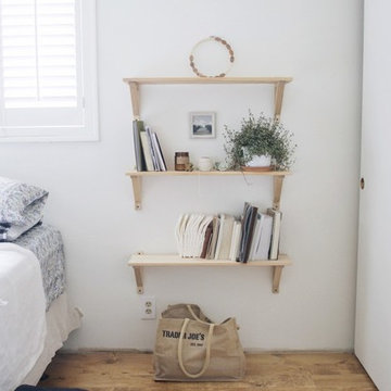 Minimalist Living Room Makeover with Crisp Plantation Shutters