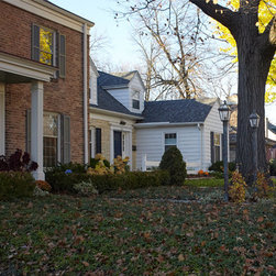 London Lanterns Complement Federal Style Home - Post Lights