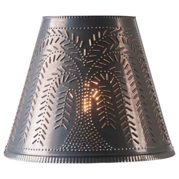 14" Fireside Shade With Willow, Kettle Black