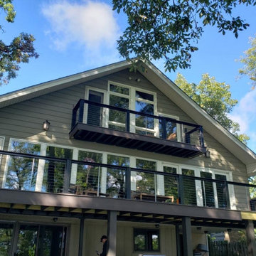 Cable Rail & Azek Hickory Decking