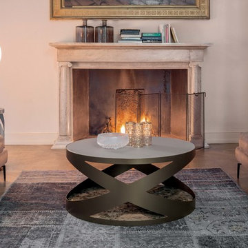 Rimini Round Side Table by Tonin Casa