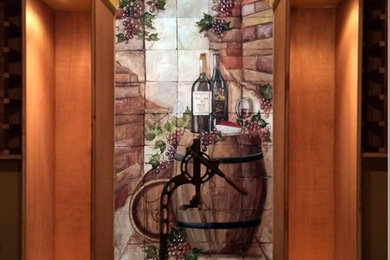 Wine Cellar Custom Arched Niche