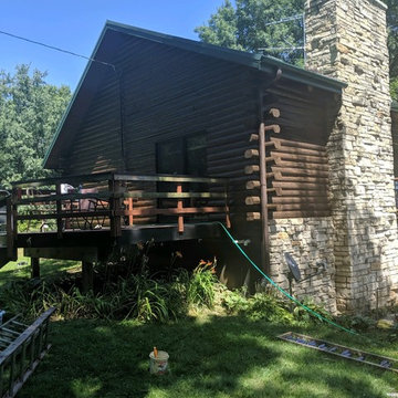 Deck Repaint and Stain Project