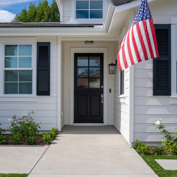 Dutch Door and Flag Front Entry