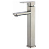 STYLISH Vessel Sink Single Hole Bathroom Faucet, Brushed Nickel