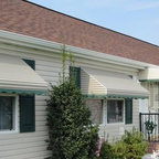 Garage door fence