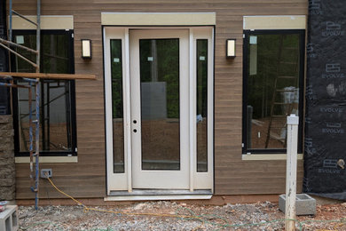 Example of a minimalist entryway design