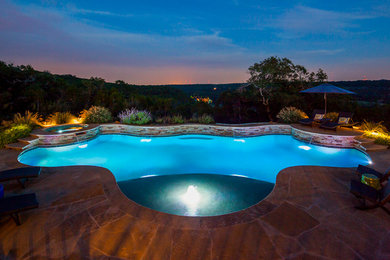 Inspiration for a pool in Austin.
