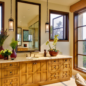 Rustic Brentwood Hillside Modern