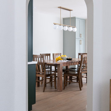 Dining Room Through an Arched Doorway
