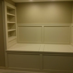 Basement Finish - Accent And Storage Benches