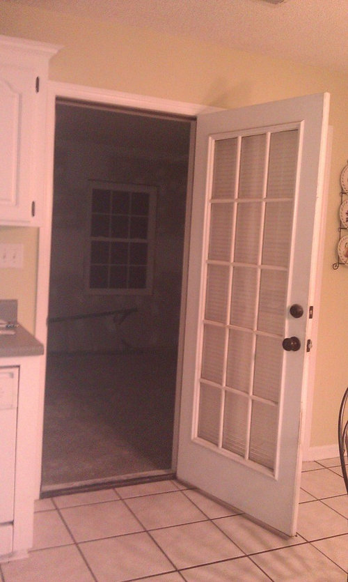 To keep french doors or remove