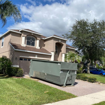 Construction Cleanup with Roll-Off Dumpster Rental