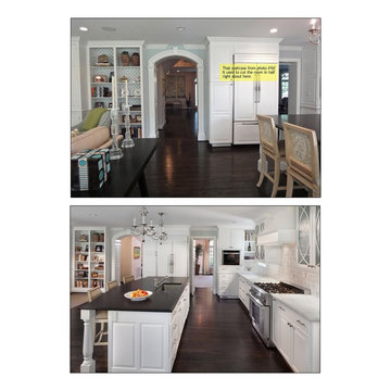 Palisades DC Kitchen Remodel with Wall Demolition
