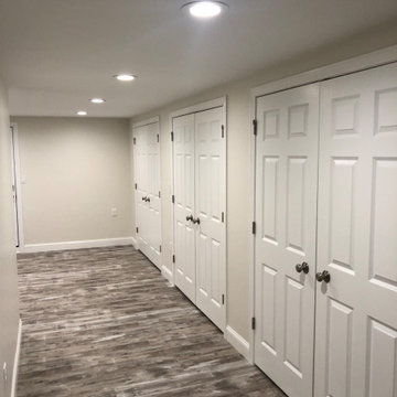 Modern Basement Renovation With Home Gym, Lexington, MA