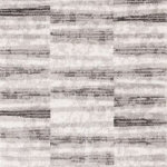Alpine Rug Co. - Chase Collection Faded Gray White Column Stripes Rug, 2'0"x7'7" - The Chase Collection is defined by subtle shrink yarn that creates captivating texture within the soft plush pile. We've curated every colour within the collection providing an up to date palette that matches with modern home decor.