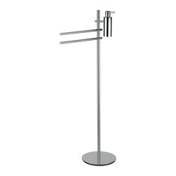 Bloom 2809 Bathroom Towel Stand with Soap Dispenser - Towel Racks & Stands