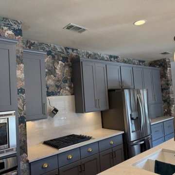 Wallpaper installation Kitchen in Durham