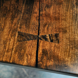 Live Edge Trestle Table - Dining Tables