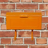 Mid Modern Nash Horizontal Mailbox, Orange