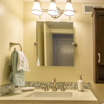 Encinitas Hall Bathroom Vanity in Remodel