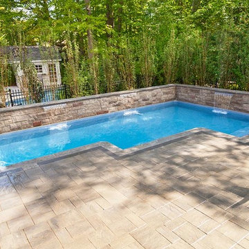 Custom Modified Rectangular Pool