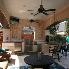 Outside