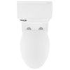 Classe One Piece Toilet with Front Flush Handle 1.28gpf, Glossy White