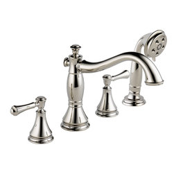 Delta Cassidy Roman Tub w/ Hand Shower Trim - Tub And Shower Faucet Sets