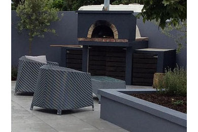 Modern patio in Perth.