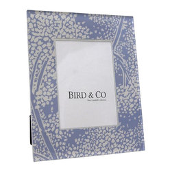 Belle & June - Woodsford Blue Lucite Photo Frame - Picture Frames