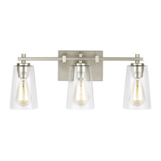 Feiss Mercer 3-Light Vanity VS24303SN, Satin Nickel