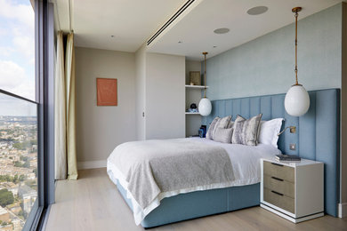Modern bedroom in Surrey.