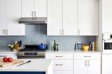 Inspiration for a contemporary kitchen remodel in DC Metro