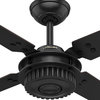 Hunter Fan Company 54" Chronicle Matte Black Ceiling Fan With Wall Control
