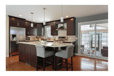 Kitchen - transitional kitchen idea in Other