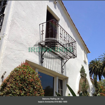 Balcony Railings (Juliet Balcony) Custom Made by Isaac's Ironworks