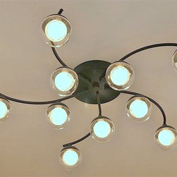 REFLECTION CEILING GLASS CHANDELIER - Chandeliers