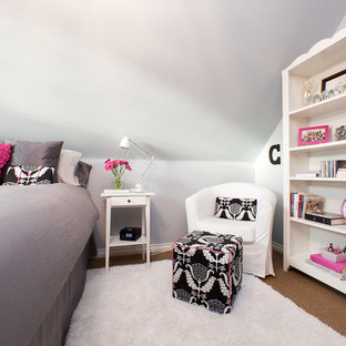 Pink Grey Teen Bedroom Houzz