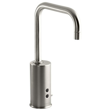 Kohler Gooseneck 1-Hole Touchless Commercial Faucet, Vibrant Stainless
