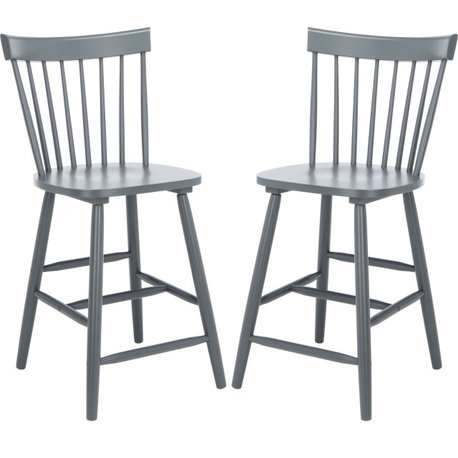 Providence Counter Stool, Set of 2, Gray