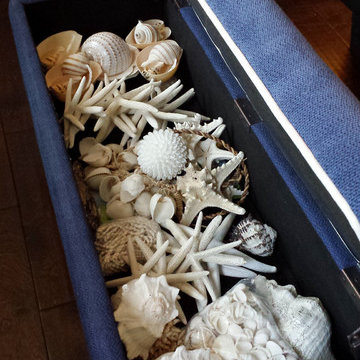 BLUE & WHITE OFFICE / STUDY STORAGE - Lynda Quintero-Davids - Focal Point Stylin