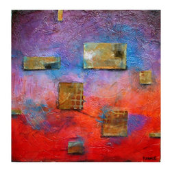 Conversations at Dusk II...(SOLD) - Mixed Media Art