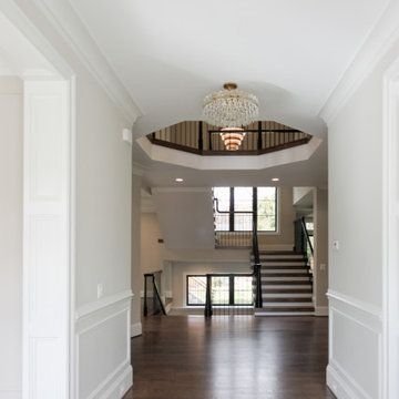 89_Eclectic and Edgy Staircase in French Contemporary Residence, McLean VA 2210
