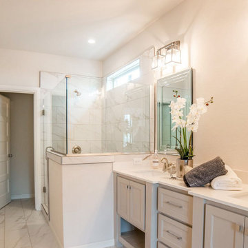 Warm Crystal Touches, Bathroom Remodel in San Lorenzo, CA
