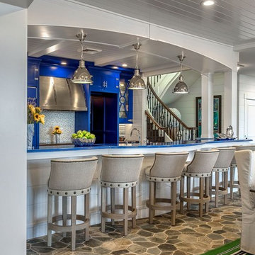 Coastal with French Chateau Characteristics