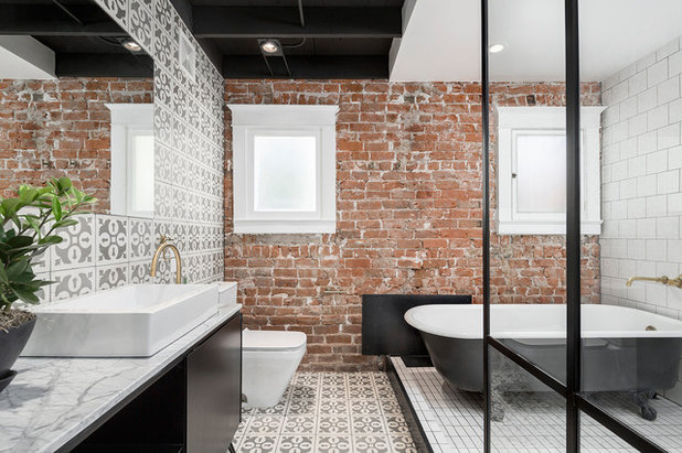 15 Ideas For Covering Enhancing Interior Brick Walls Houzz Contemporary By Contramark